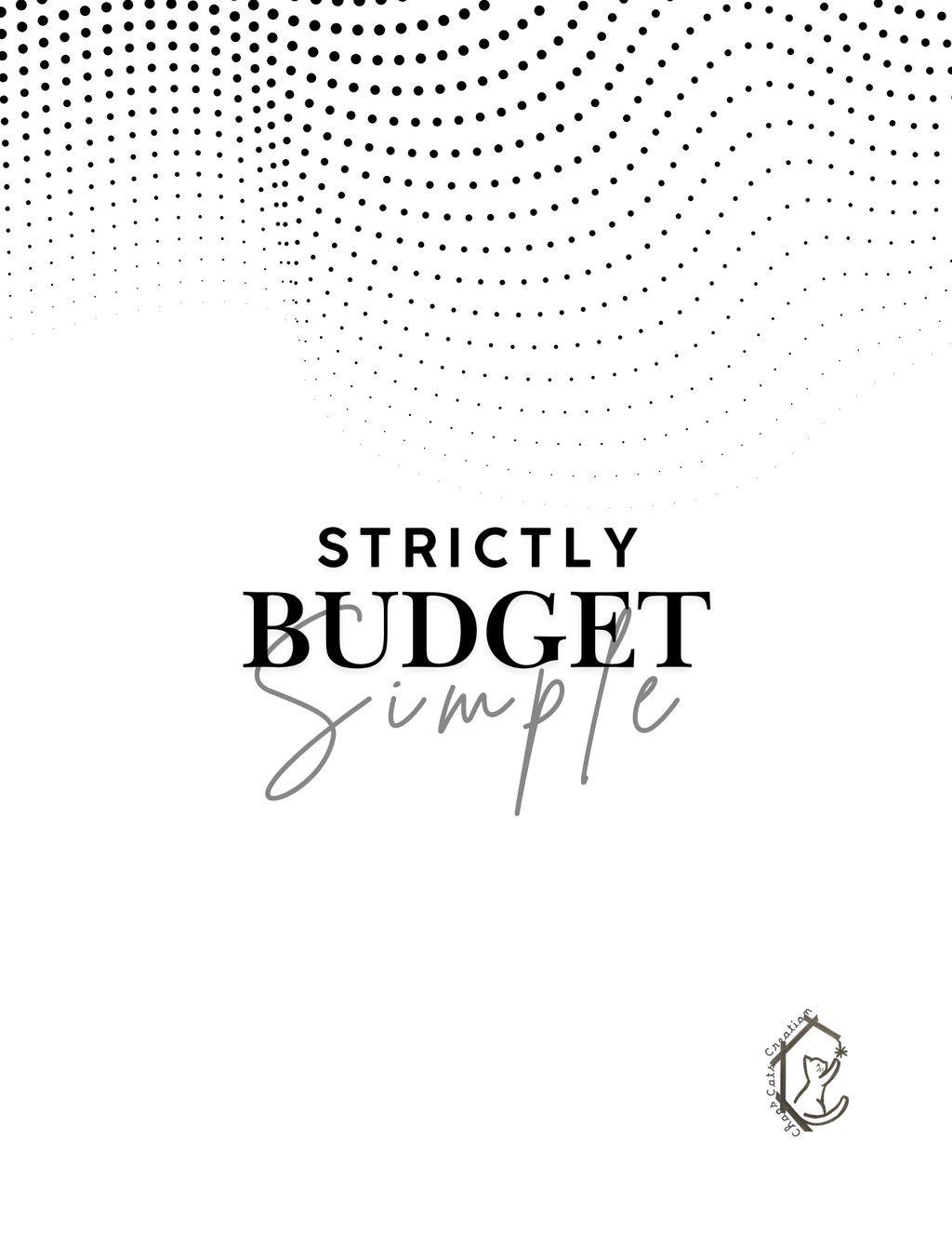 Budget Planner Pages - Simple